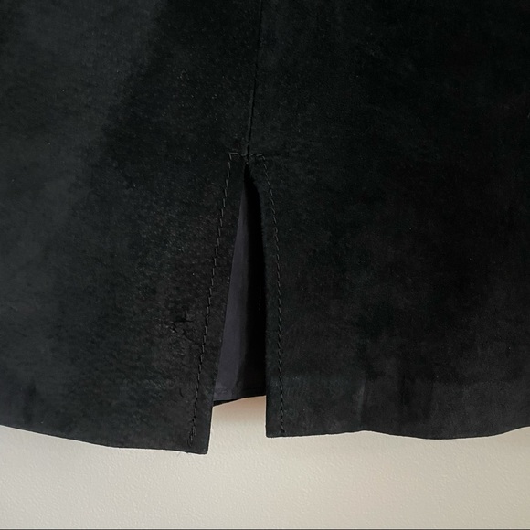 Vintage Genuine Suede Pencil Skirt - Picture 6 of 16